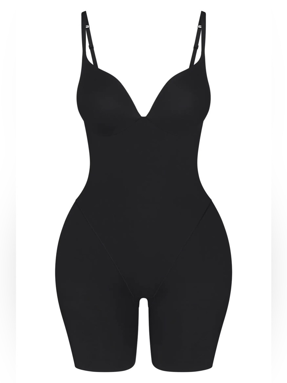 NWT Skims Ultimate Body Butt and Hip Pad Mid Thigh Bodysuit XS